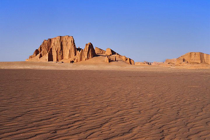 کویر لوت، از معروفترین کویرهای ایران